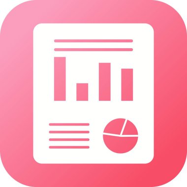 Güzel İşletme Grafiği Vektör Kabartma Simgesi