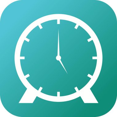 Güzel Saat Vektörü Kabartma Simgesi