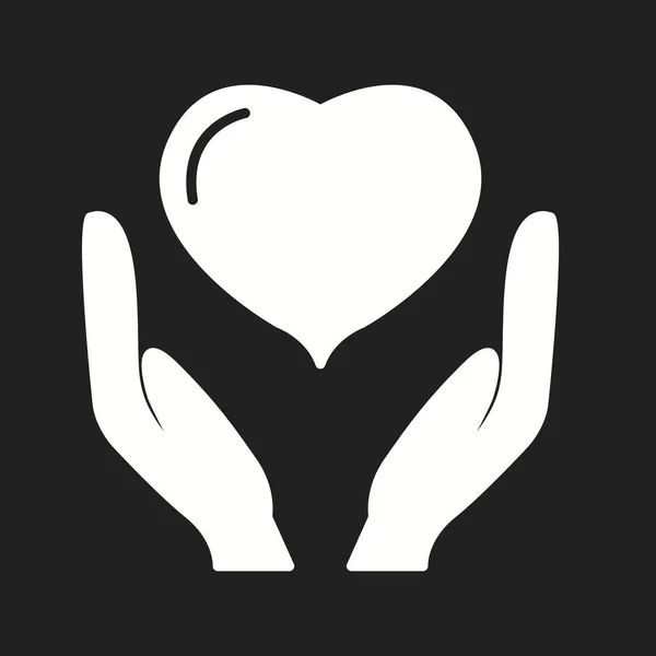 Krásná ikona Gesture Vector Glyph — Stockový vektor