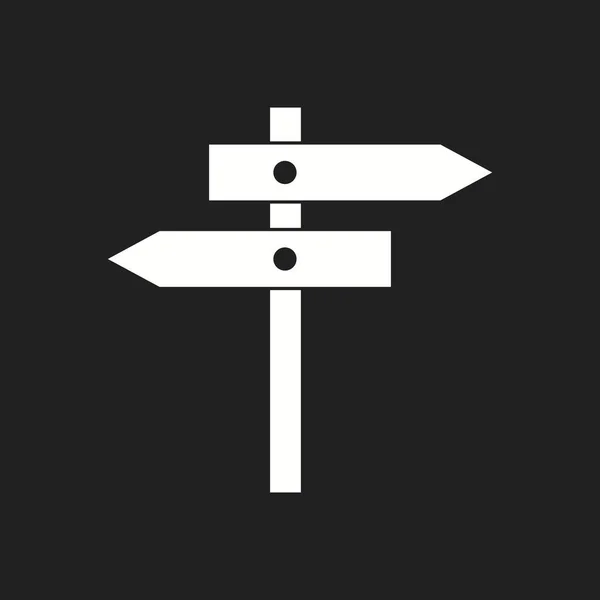 Beautiful Directional arrows Vector Glyph icon — Stock Vector