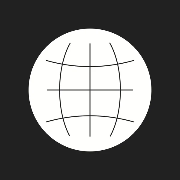 Красивий Світ Вектор Гліф значок — стоковий вектор
