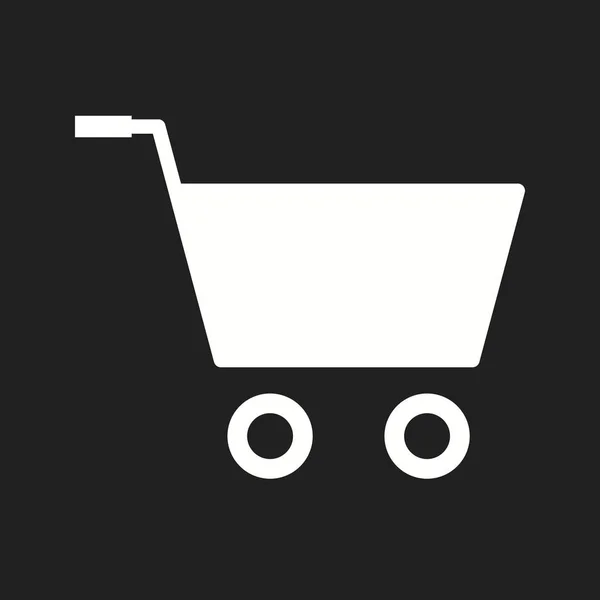 Beautiful Cart Vector Glyph icon — Stock Vector