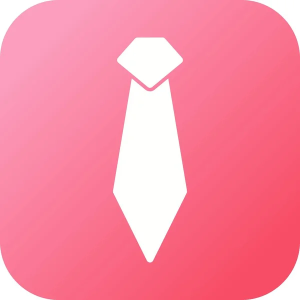 Beautiful Tie Vector Glyph icon — Stock Vector