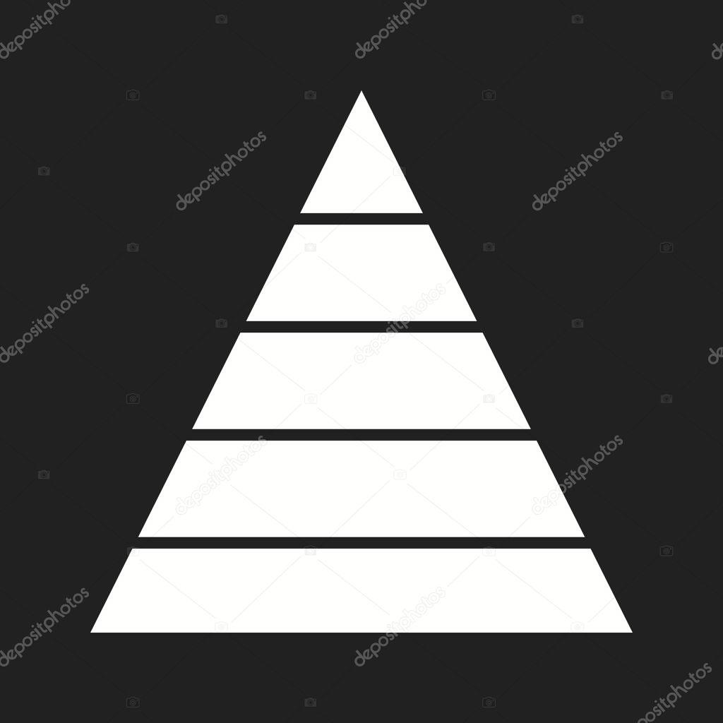 Beautiful Triangle Vector Glyph icon