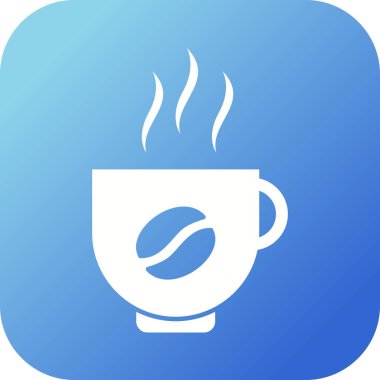 Güzel Sıcak Çay Vektörü Kabartma simgesi