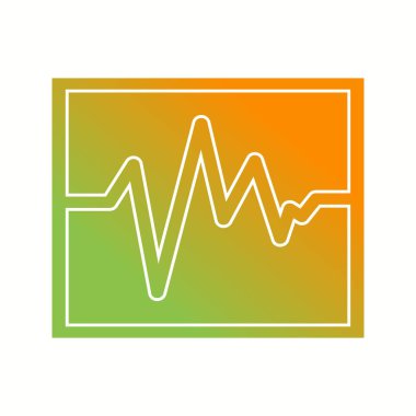 Güzel Ecg Vektör Kabartma simgesi