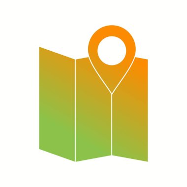 Haritalardaki Güzel İşaretler Vektör İşareti simgesi