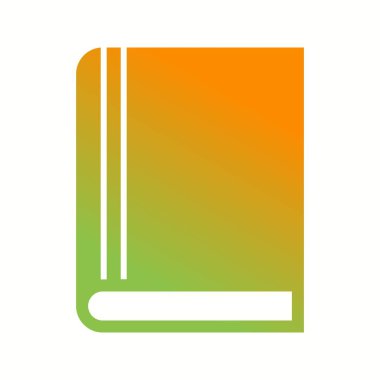 Güzel Kitap Vektörü Glyph simgesi