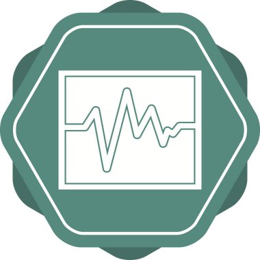 Güzel Ecg Vektör Kabartma simgesi
