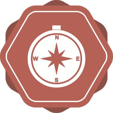 Güzel Pusula Vektör Kabartma simgesi