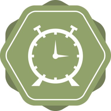 Güzel Saat Vektörü Kabartma Simgesi