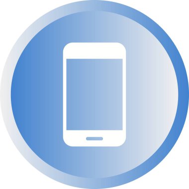 Güzel Akıllı Telefon Vektör Glyph simgesi