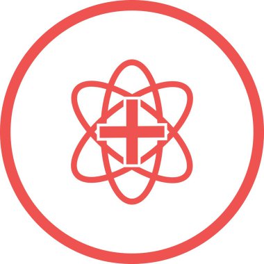 Güzel Tıbbi Vektör Glyph simgesi
