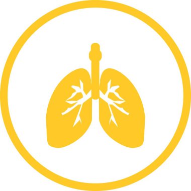 Güzel Akciğerler Vektör Kabartma simgesi