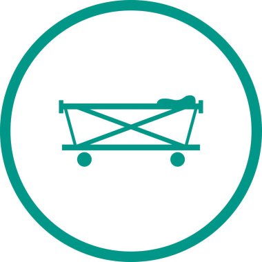 Güzel Sedye Vektörü Kabartma simgesi