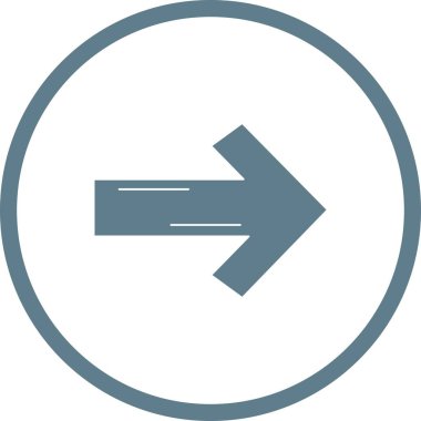 Güzel Sağ Ok Vektör Sembolü