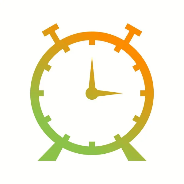 Belo relógio Vector Glyph Ícone —  Vetores de Stock