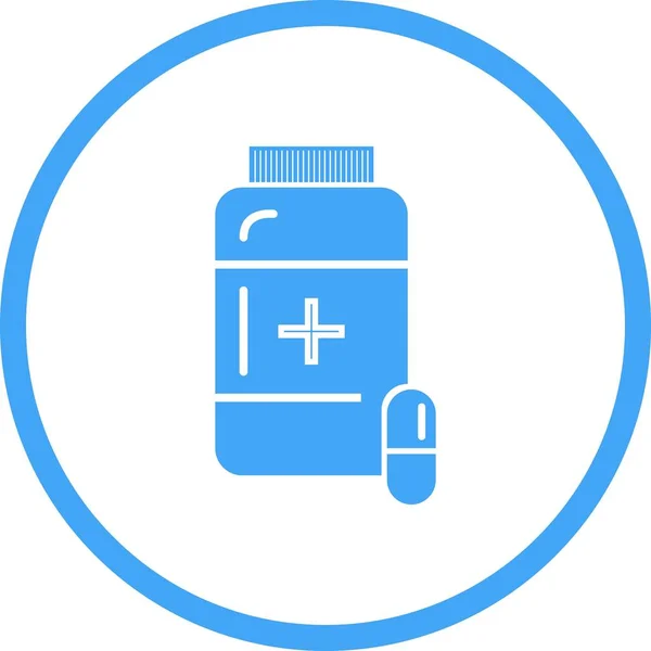 Gyönyörű Medicine Vector Glyph ikon — Stock Vector