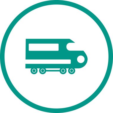 Güzel Mermi Treni Vektör Kabartma Simgesi