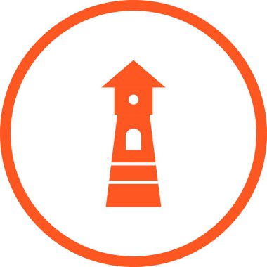 Güzel Watchtower Vektör Kabartma Simgesi