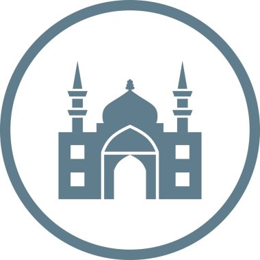 Beautiful Mosque Vector Glyph Icon