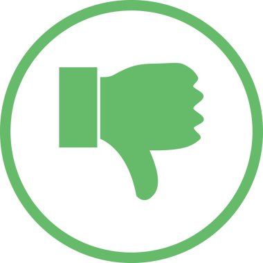 Güzel Hoşlanmayan Vektör Kabartma simgesi