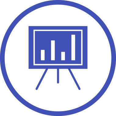 Vector Glyph simgesinde Güzel Grafik