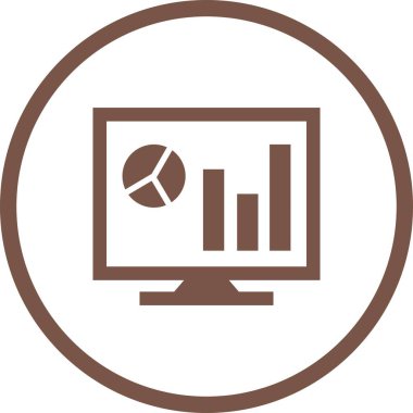 Güzel İşletme Grafiği Vektör Kabartma Simgesi