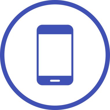 Güzel Akıllı Telefon Vektör Glyph simgesi