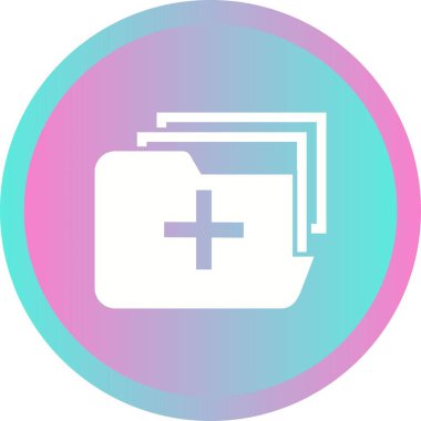 Güzel Tıbbi Dizin Vektör Glyph simgesi