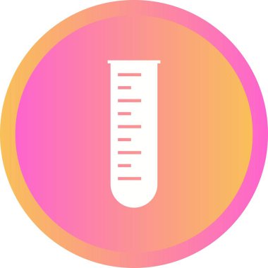 Güzel Test Tüpü Vektör Kabartma simgesi