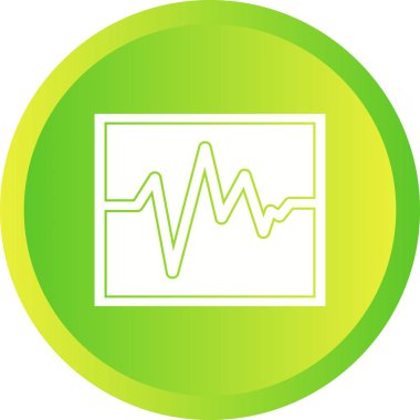 Güzel Ecg Vektör Kabartma simgesi
