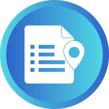 Güzel Mark Vektör Glyph simgesini notlar