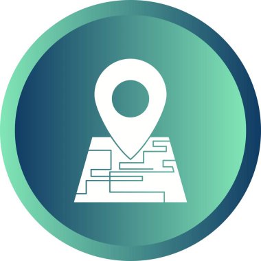 Haritalardaki Güzel İşaretler Vektör İşareti simgesi