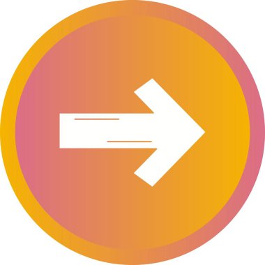 Güzel Sağ Ok Vektör Sembolü