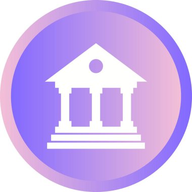Güzel Banka Vektörü Kabartma Simgesi