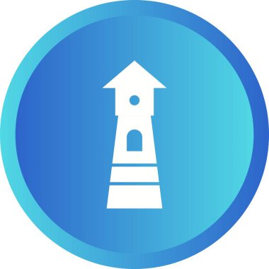 Güzel Watchtower Vektör Kabartma Simgesi