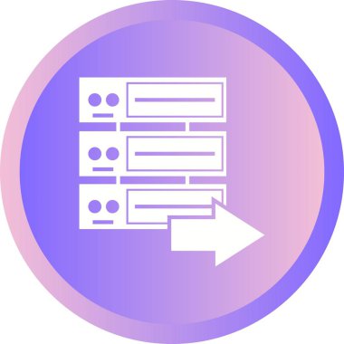 Güzel Sunucu Vektör Kabartma simgesi