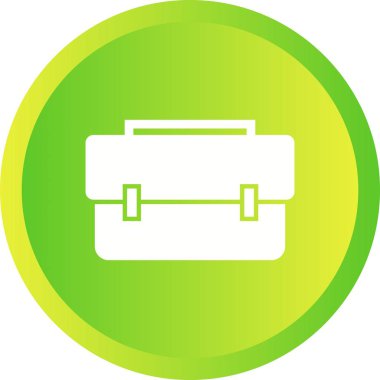 Güzel Evrak Çantası Vektör Kabartma Simgesi