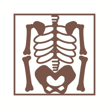 Güzel İskelet Vektör Kabartma simgesi