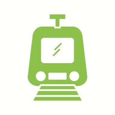 Güzel Tren Vektörü Kabartma Simgesi