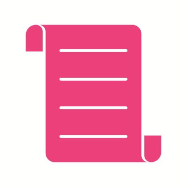 Güzel Belge Vektörü Kabartma Simgesi