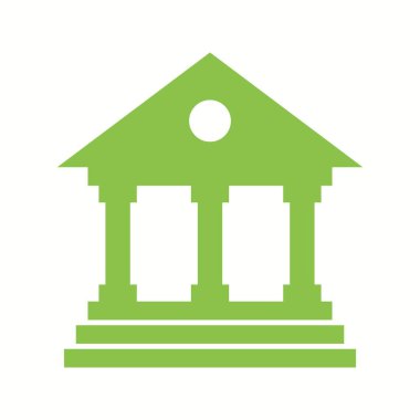 Güzel Banka Vektörü Kabartma Simgesi