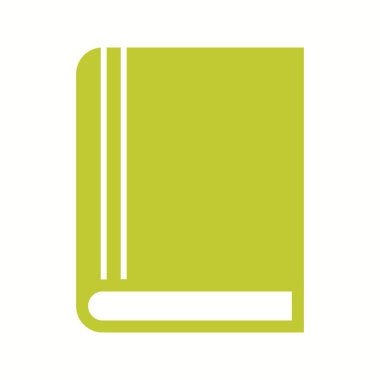 Güzel Kitap Vektörü Glyph simgesi