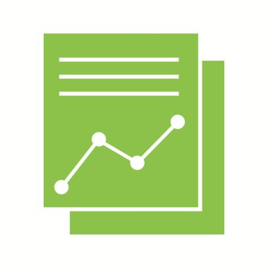 Güzel Grafik Raporu Vektör Kabartma simgesi