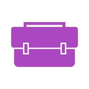 Güzel Evrak Çantası Vektör Kabartma Simgesi