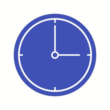 Güzel Saat Vektörü Kabartma Simgesi