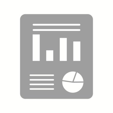 Güzel İşletme Grafiği Vektör Kabartma Simgesi