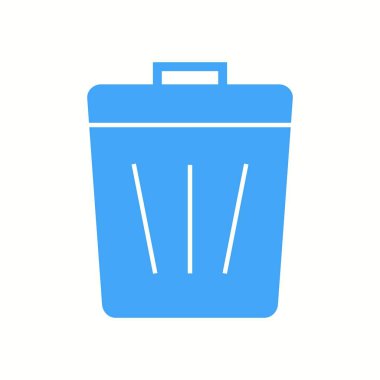 Güzel Çöp Kutusu Vektör Kabartma simgesi