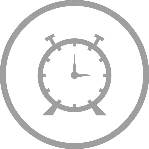 Reloj hermoso Vector Glifo icono — Archivo Imágenes Vectoriales